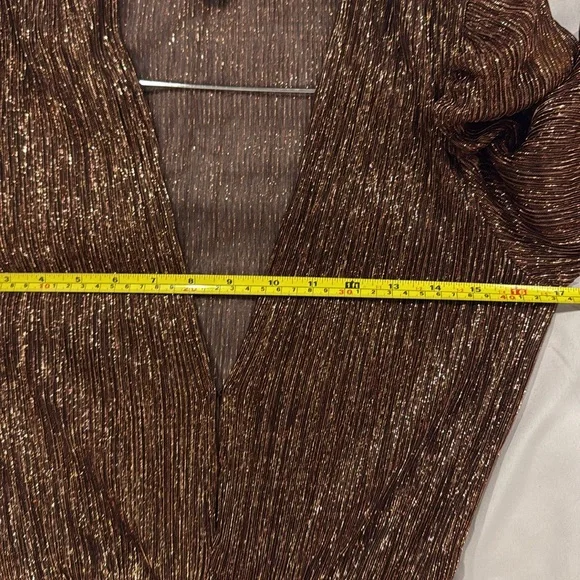 SABINA MUSAYEV CARRY DRESS bronze - Picture 9 of 11